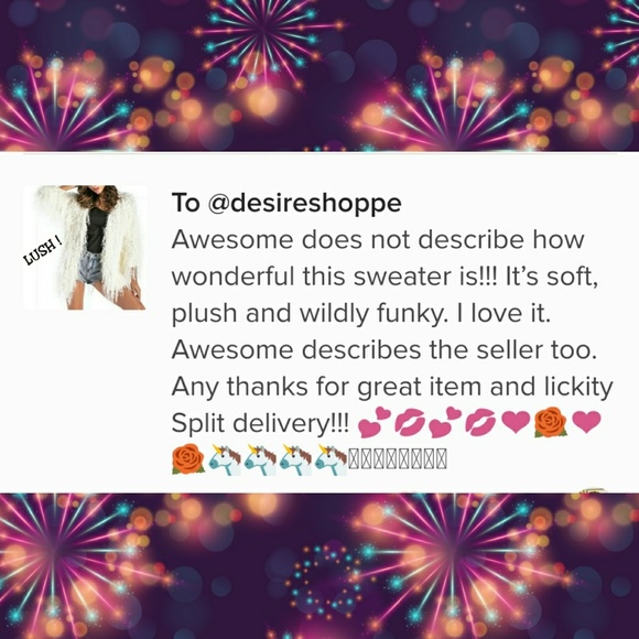 LAST ONE! Warm Wool Blend Lush Shag Cardigan - Picture 8 of 8